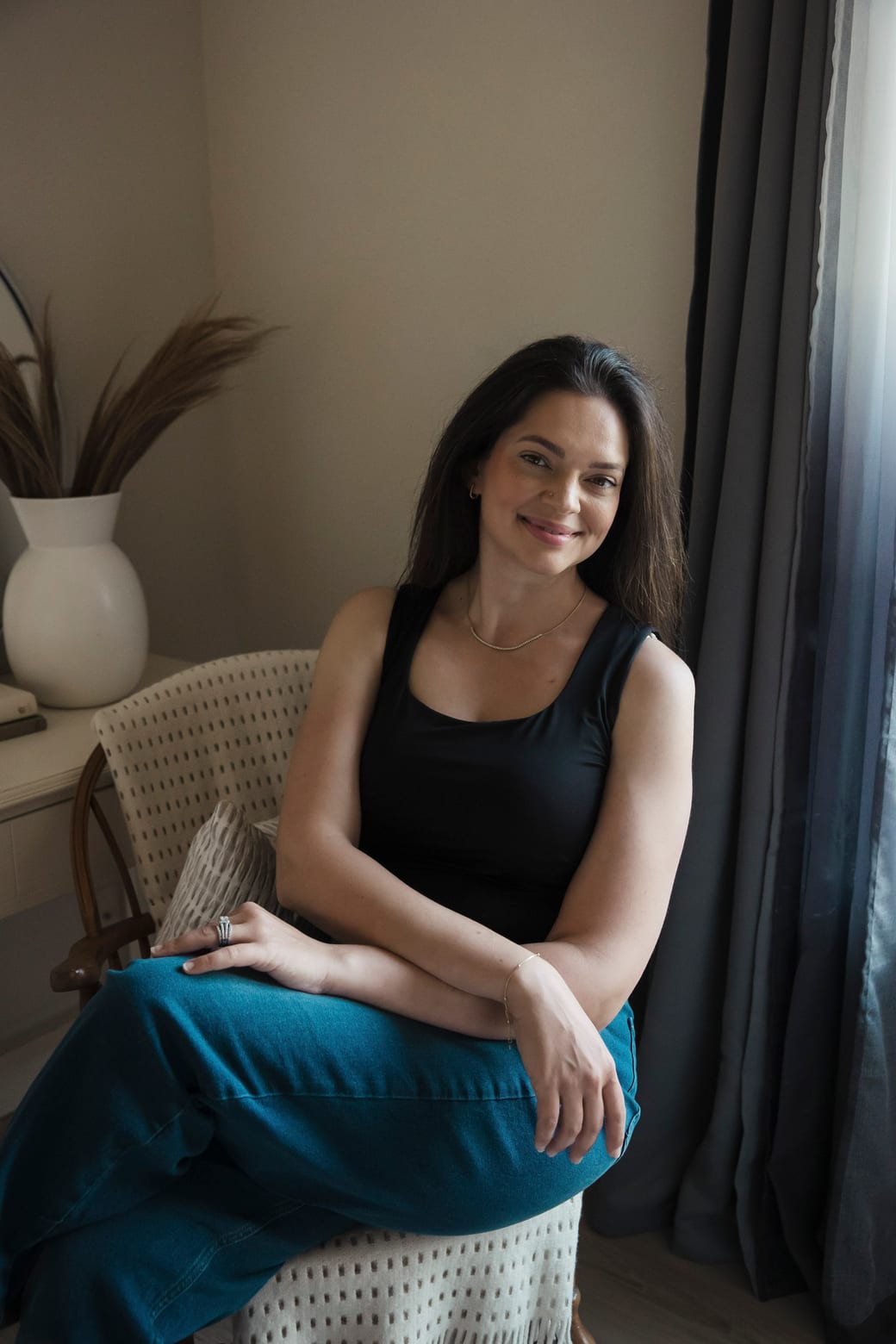 Priya Tuvell at home in Chico, California